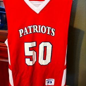 Patriots number 50 jersey  reversible